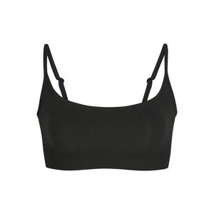 SKIMS SCULPTING SCOOP NECK BRALETTE L/XL ONYX/BLACK